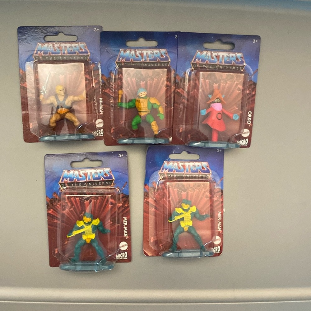Masters of The Universe Micro Collection (2020) lot of 5